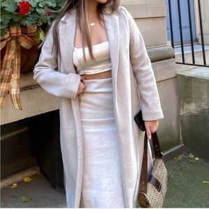 Zara Midi Cream skirt size small